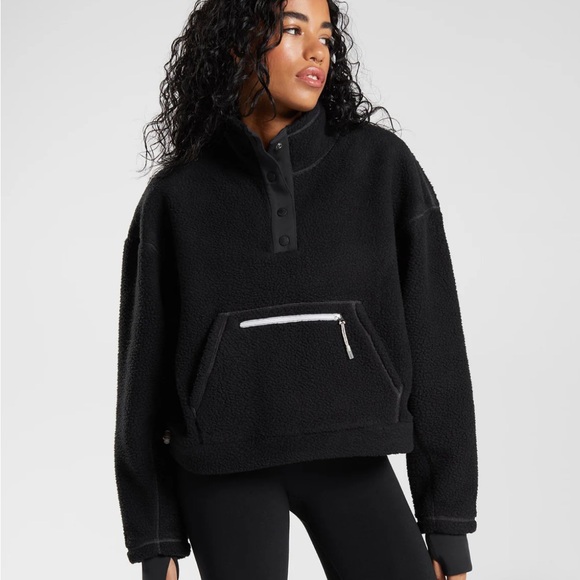 Gymshark Pause Borg Pullover Fleece - Picture 2 of 5